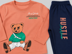 Hustle Teddy Boys’ Full-Sleeve Co-ord Set