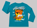 Hustle Teddy Boys’ Full-Sleeve Co-ord Set