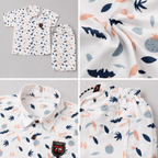 Little Explorer Blue Print Co-ord Set