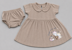 Little Kitty Cuddle Frock & Bloomer Set