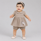 Little Kitty Cuddle Frock & Bloomer Set