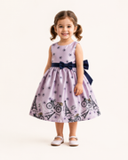 Paris Bloom Bow Dress