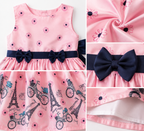 Paris Bloom Bow Dress