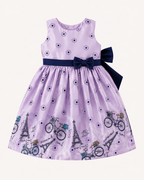 Paris Bloom Bow Dress