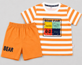 Bear Club Orange Stripe Co-ord Set