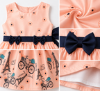 Paris Bloom Bow Dress