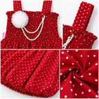 Red Polka Balloon Dress