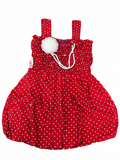 Red Polka Balloon Dress