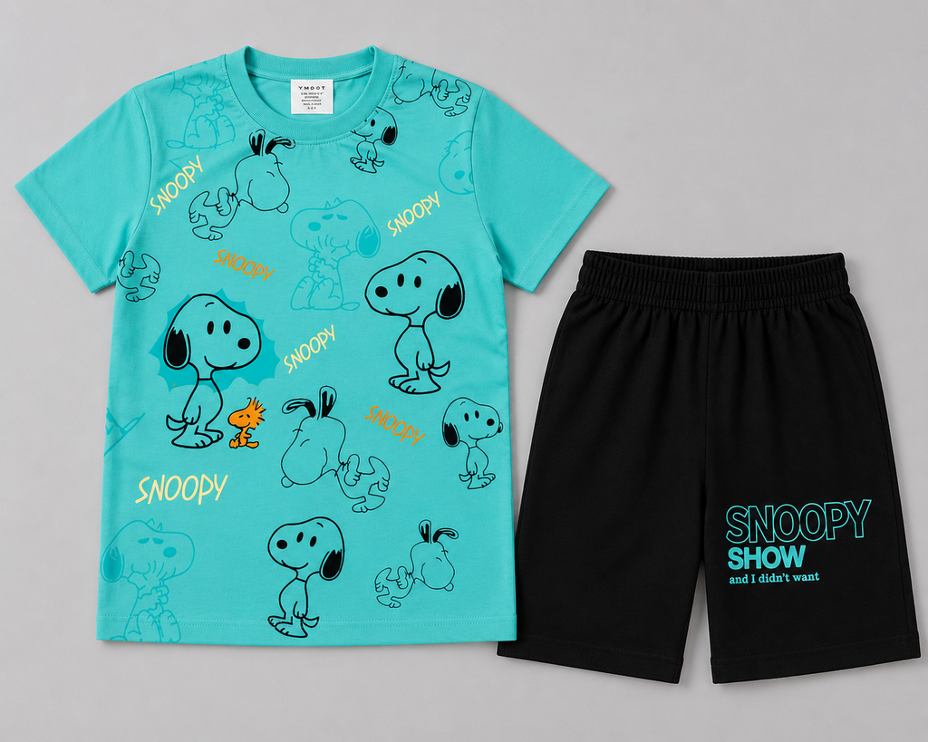 Snoopy Adventure Boys Cotton Casual Set