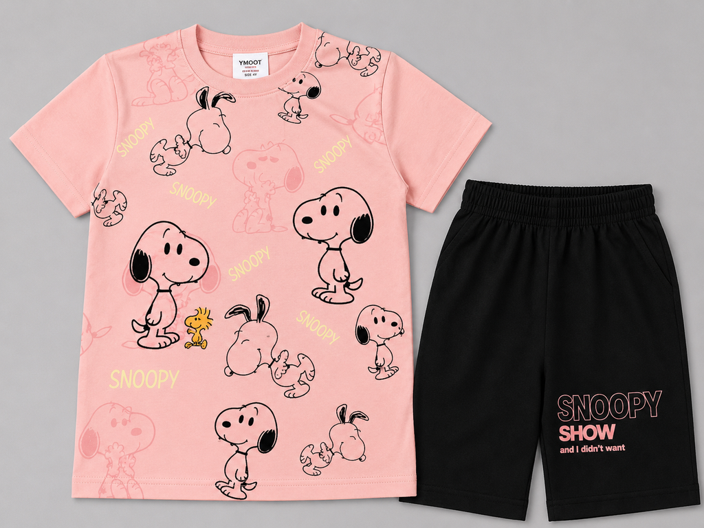 Snoopy Adventure Boys Cotton Casual Set