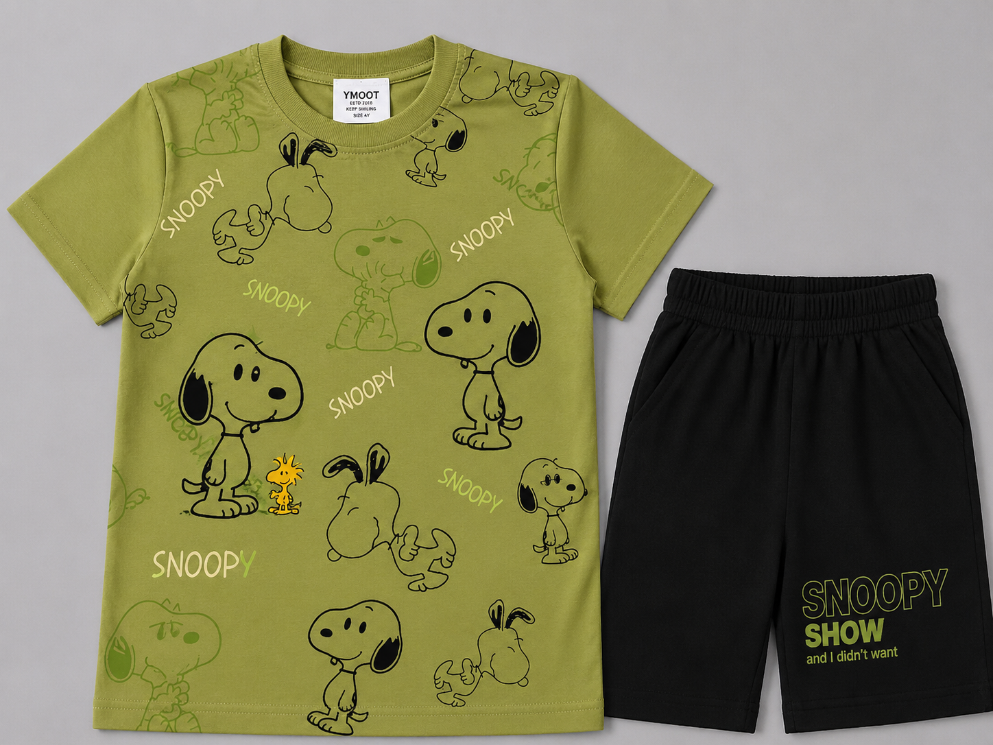 Snoopy Adventure Boys Cotton Casual Set
