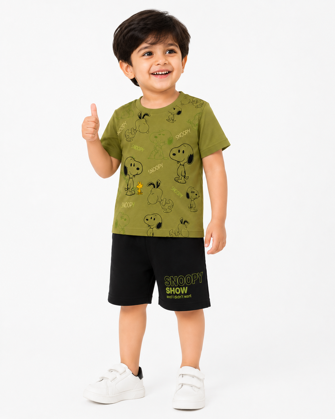 Snoopy Adventure Boys Cotton Casual Set