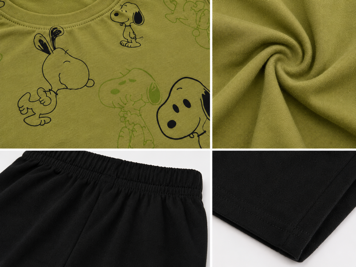 Snoopy Adventure Boys Cotton Casual Set