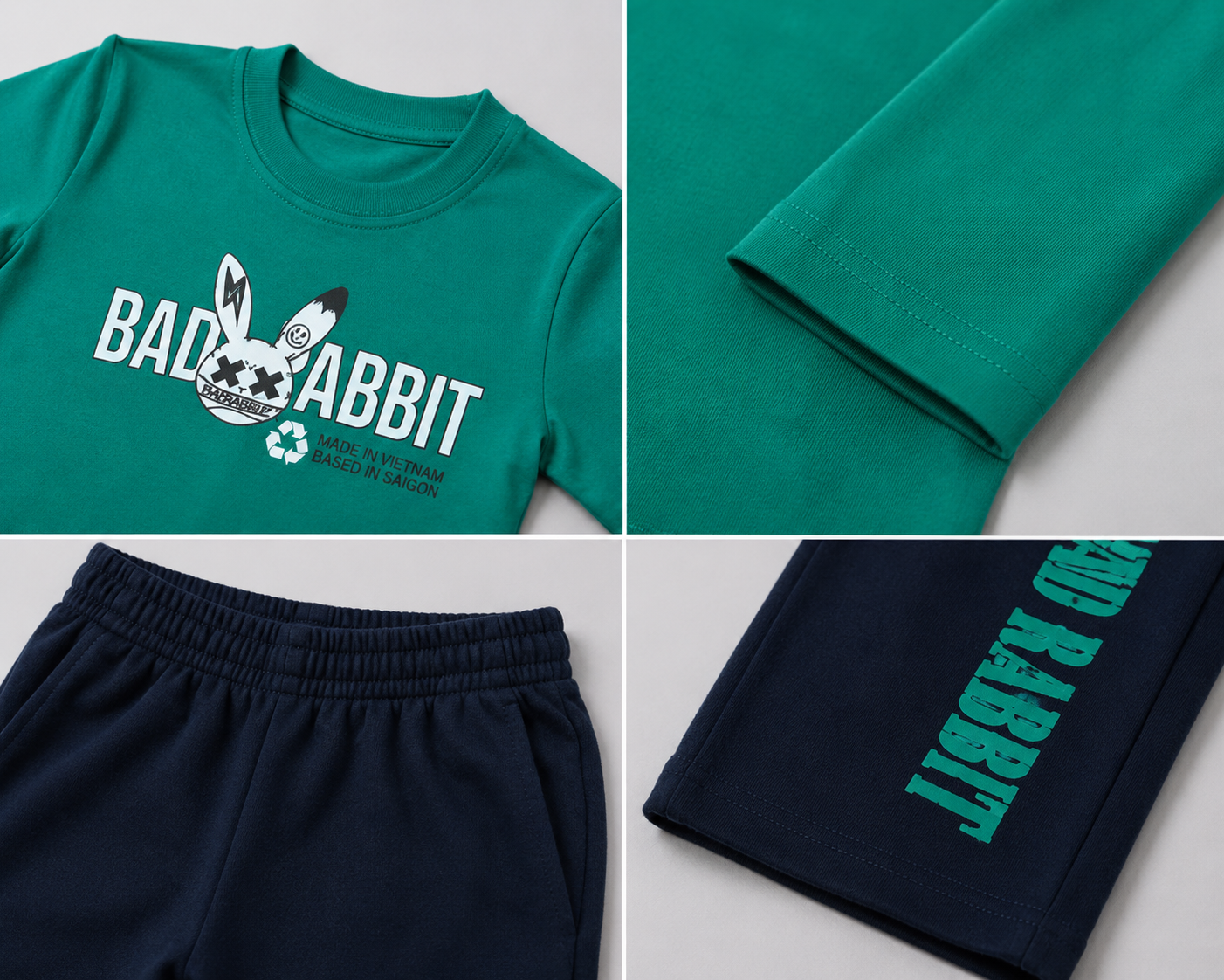 Bad Rabbit Full Sleeve Cotton Co-Ord Set