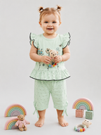 Sweet Ruffle Top & Bottom Set