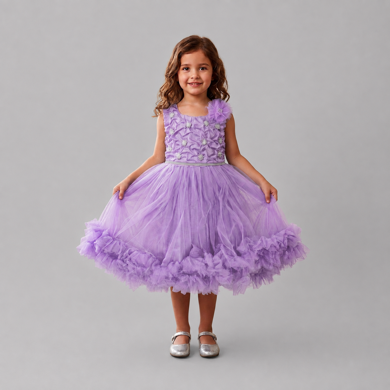 Lavender Butterfly Frock