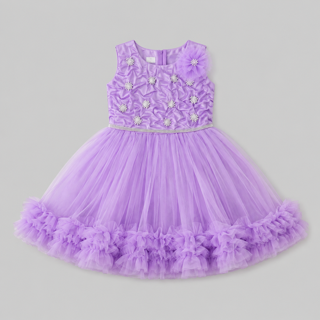 Lavender Butterfly Frock