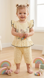 Sweet Ruffle Top & Bottom Set