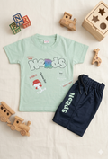 Pastel Green Top & Bottom Set