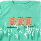 Boys Mint Green Graphic T-Shirt & Black Shorts Set