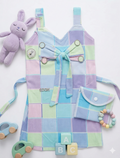 Pastel Check Bow Midi Dress